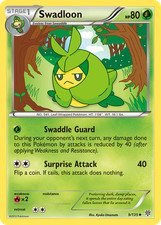 SWADLOON 9/135 UNCOMMON PLASMA STORM POKEMON MP/HP on eBay
