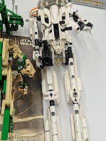 Lego Technic Star Wars set 8007 C-3P0 8008 Storm Trooper 8000 Pit Droid Built