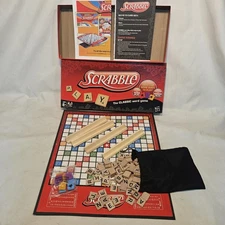 Hasbro Scrabble The Classic Word Game 2012 COMPLETE