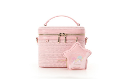 Sanrio Little Twin Stars Kiki Lala Samantha Vega Kosmetiktasche Tasche Pink...