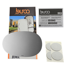 Fits 94-97 Mz Miata Left Driver For Power Clear Mirror Glass Lens Wadhesive