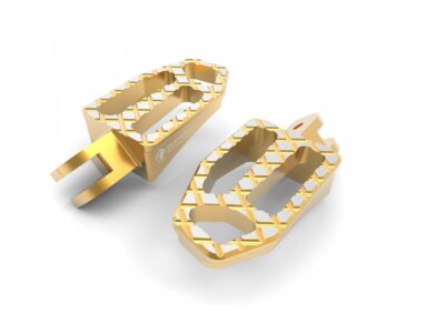 Foots Driver Gold Ducabike For Ducati Hypermotard 821 2013 > 2015