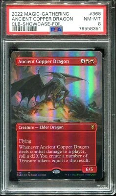 ancient copper dragon mtg card Ancient Copper Dragon Borderless Battle for Baldur's Gate Foil Proxy –  IntoProxyVerse