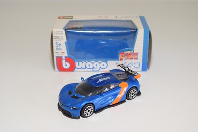 A23 1:43 BBURAGO BURAGO RENAULT ALPINE A110-50 METALLIC BLUE MINT BOXED
