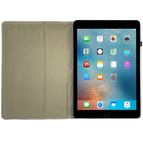 Luxury Leder Schutzhülle Apple iPad 10,2" 2019 (7.Gen) Tablet Tasche Cover Case - Picture 3 of 12