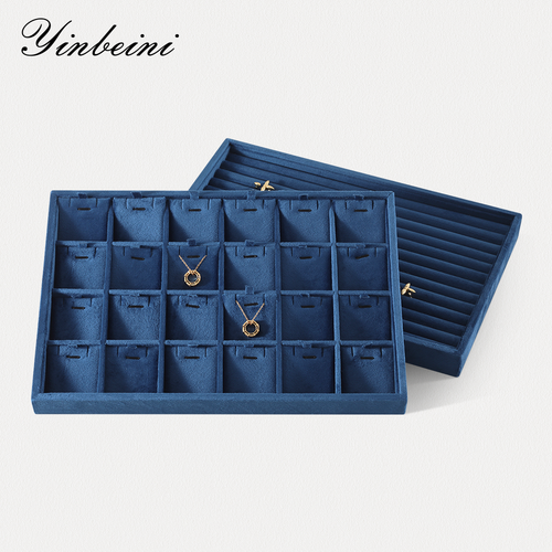 Yinbeini Ring Earrings Bracelet Necklace Display Storage Tray Jewelry Organizer - Picture 5 of 61