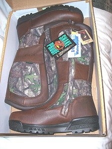 Botas para hombre a prueba de Serpiente Botas Impermeables Camo Camo Caza  Botas De Cuero Botas 13 | eBay