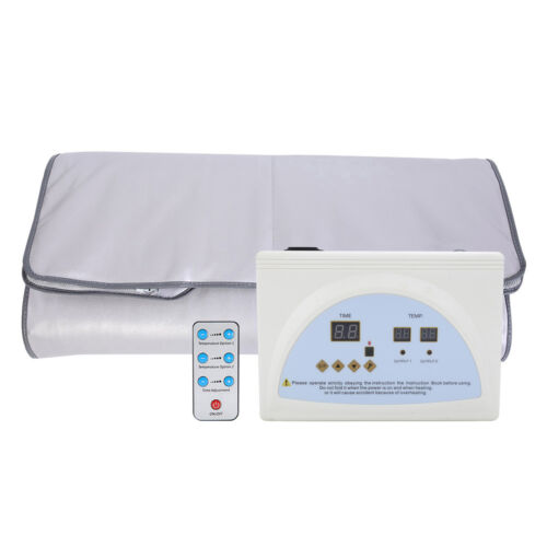 220V Far Infrared Sauna Heating Blanket Slimming Fitness Machine EU Plug NEW - Afbeelding 1 van 10