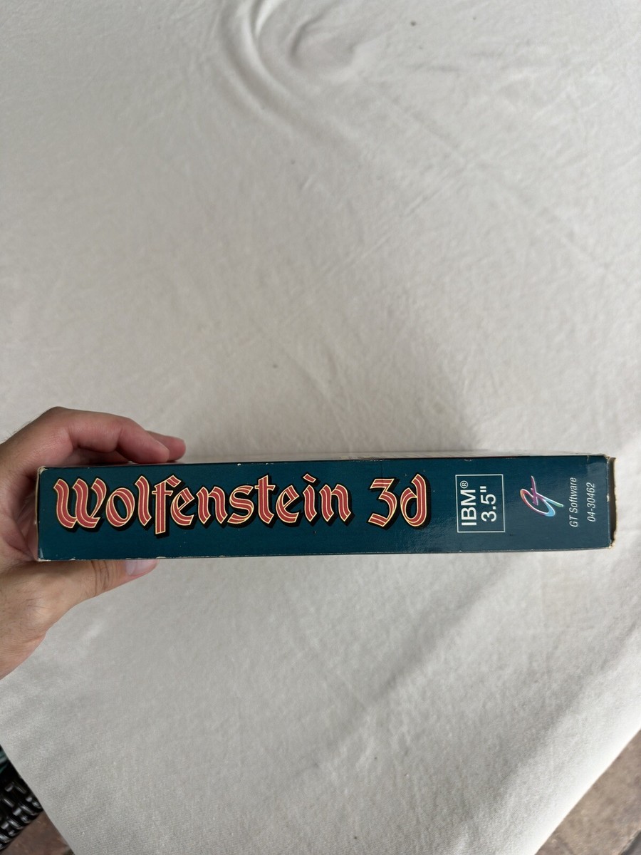 WOLF 初回限定盤　未開封 Wolfenstein 3d - CIB - IBM 3.5” - Big Box PC - 1992 id