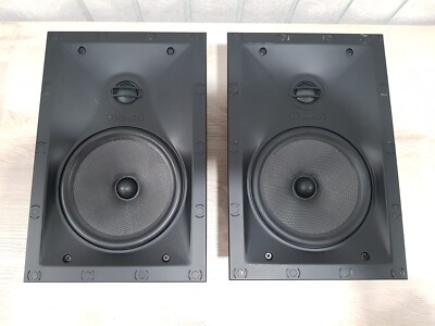 Sonance VP66 Visual Performance 6-1/2'' Rectangle In-Wall Speakers Pair No Grills