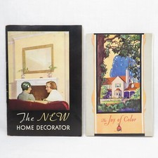 Vintage 1930s Sherwin Williams Paint Advertising Brochure Booklet Home Decorator