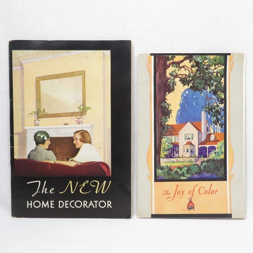 Vintage 1930s Sherwin Williams Paint Advertising Brochure Booklet Home Decorator