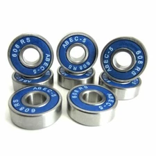TRB RC 8x22x7mm SI-BU ABEC 5 Precision Skate Ball Bearings Rubber Sealed