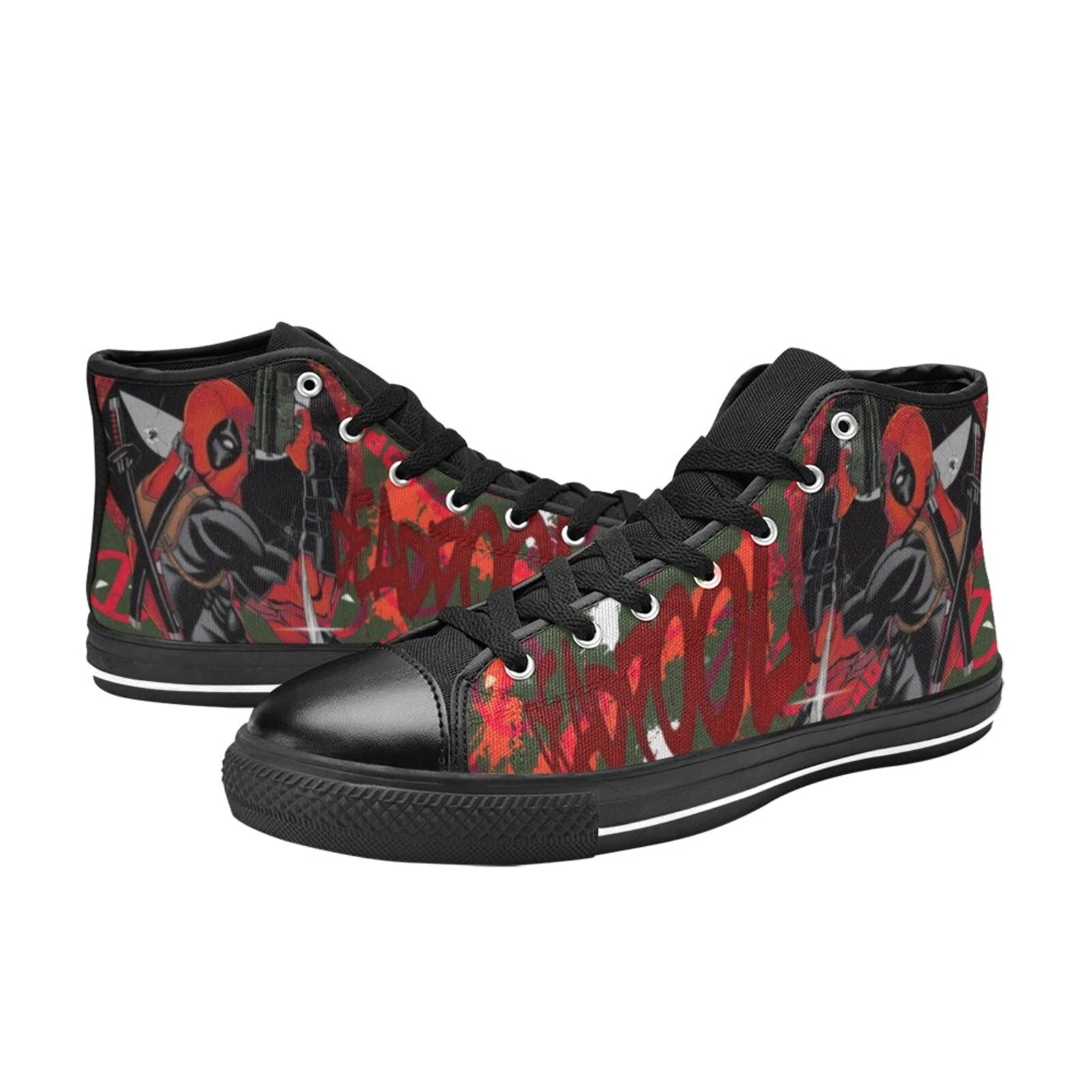 Deadpool High Tops Shoes Sneakers