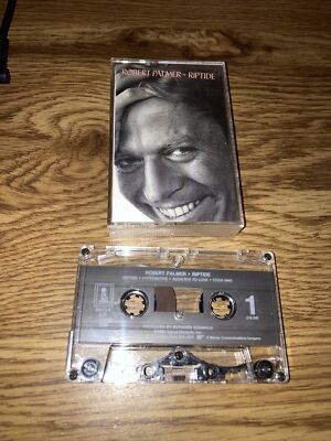 Robert Palmer Riptide Cassette 1955 Island Addicted to love