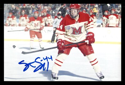 Steven Spinell Autograph 4x6 Photo Miami Redhawks Captain Hockey City Classic A