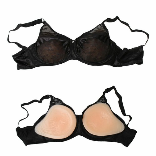 Forma seno in silicone 1 paio protesi mastectomia tazza A-G inserto reggiseno fischi falsi - Foto 3 di 10