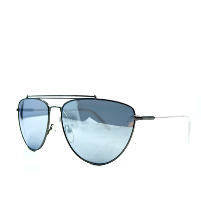 DVF Sunglasses Gray with case DIANE VON FURSTENBERG-DVF845S RAE 015 Oval Sunglasses Silver  main image 2