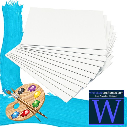 Artist Canvas Panels Boards White Black 4x4 8x10 9x12 11x14 16x20 18x24 24x36 - Picture 122 of 124