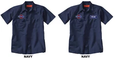NISSAN  Embroidered PATCH + Mechanic WORK SHIRT Auto + CUSTOM NAME Option