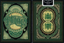 PHANTOM DECK PLAYING CARDS BLACK BOARDERS POKER SIZE BY NANSWER