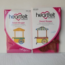 Heartfelt Creations Sweet Shoppe HCPC-3873 Cling Stamps  HCD1-7237 Dies Set