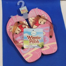 Winnie The Pooh Vintage Flipflops NOS Kids Size 9/10