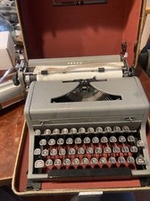 Vintage 1930-40’s Royal Arrow Typewriter w/ Case Glass Keys Tested needs ribbon thumbnail