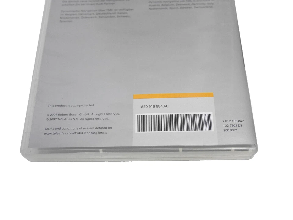 Audi A4 8E A6 4B A3 8P Lambogini Navigation 2008 Software CD BNS 5.0 8E0919884AC - Bild 3 von 3