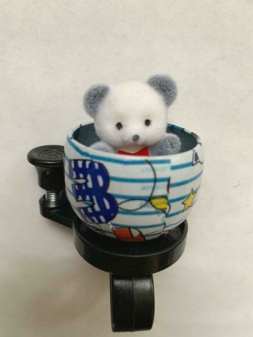 Kid's Bike Bell Ding Sound Kitty Bear Ducky Bunny