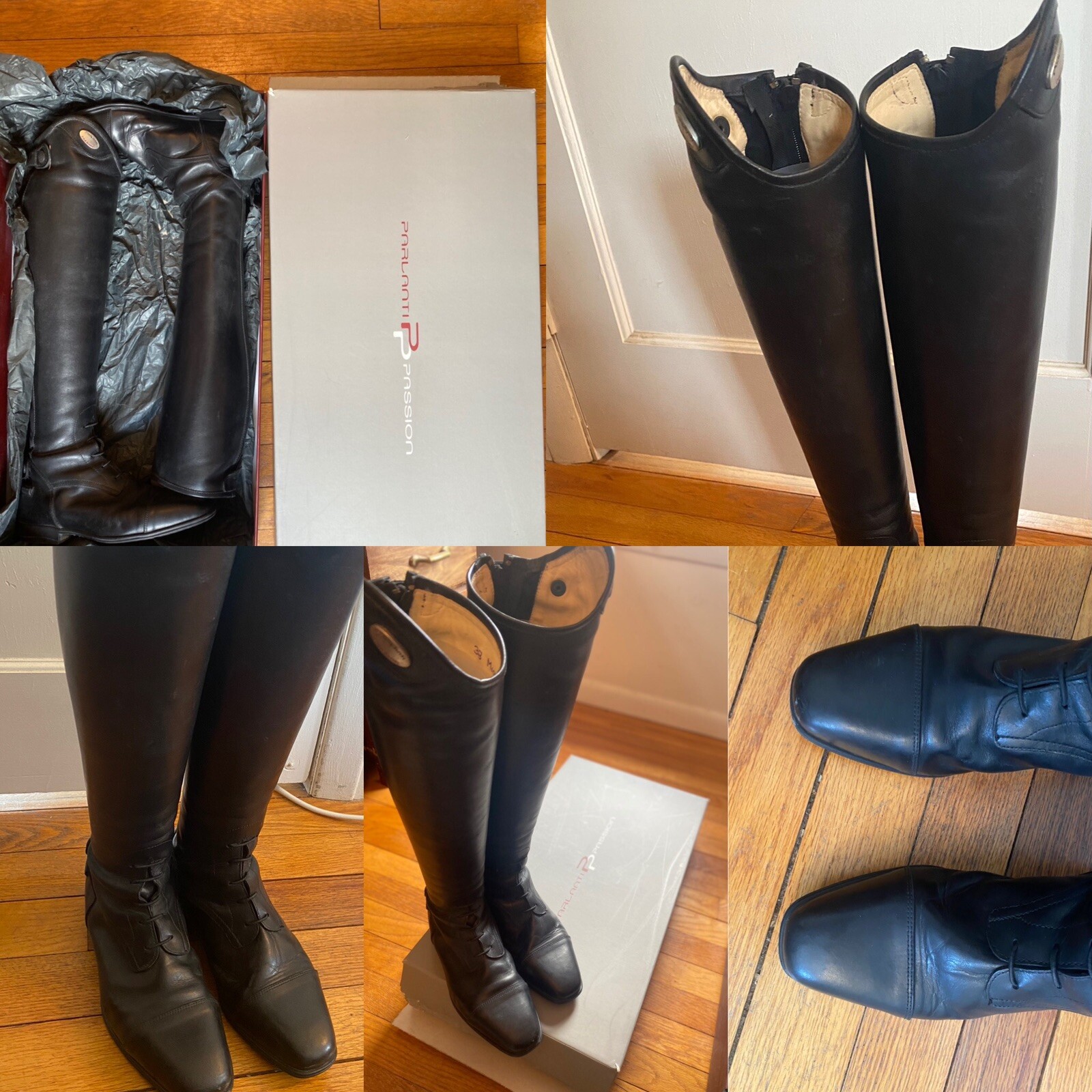 Parlanti Miami tall field boots, Size 