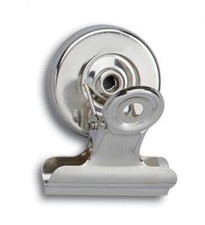 Zacisk do listów MAUL z magnesem siłowym, szerokość: 50 mm, nikiel