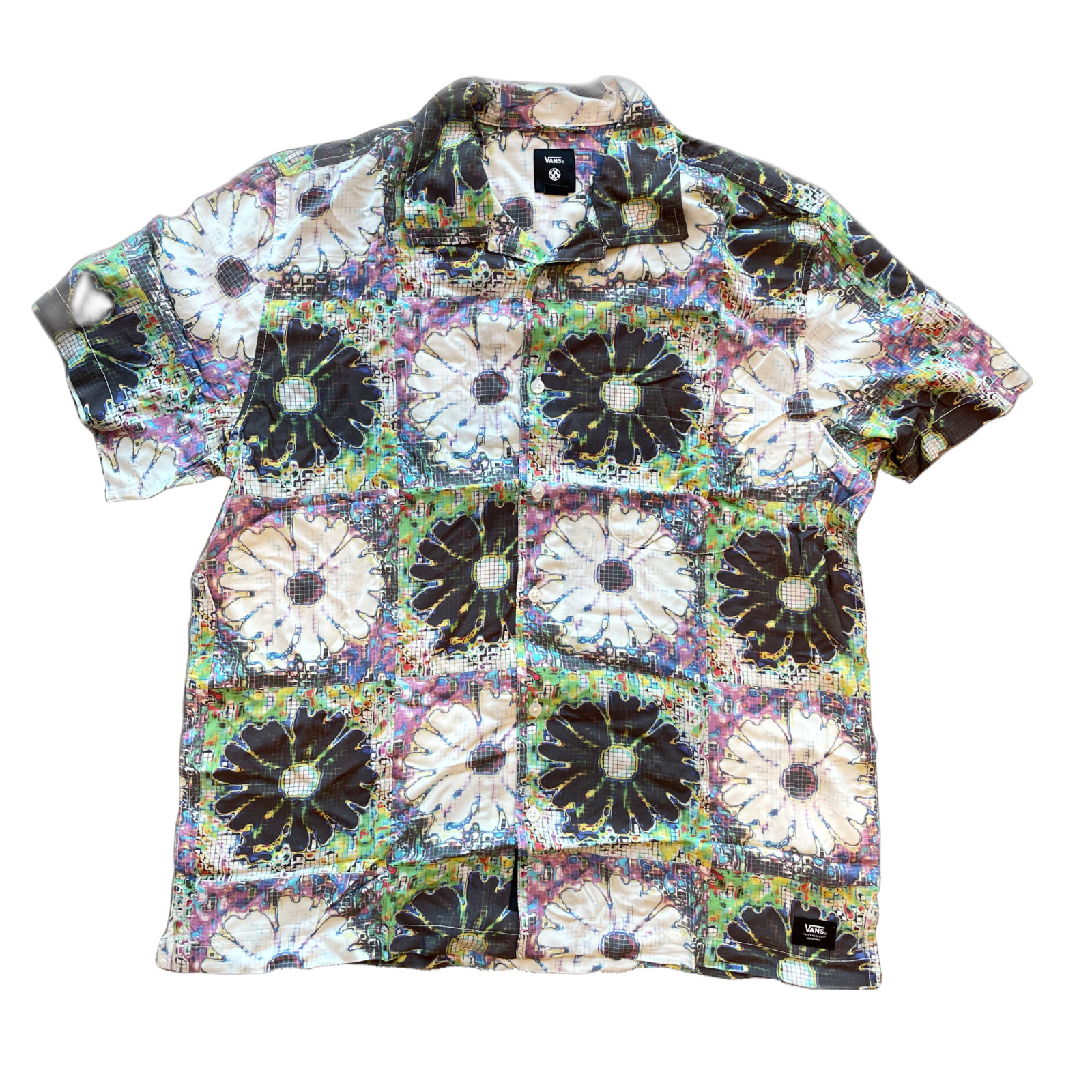 Совершенно Новые мужские фургоны Digitals с ткаными пуговицами белого цвета / Многоразмерные Средние