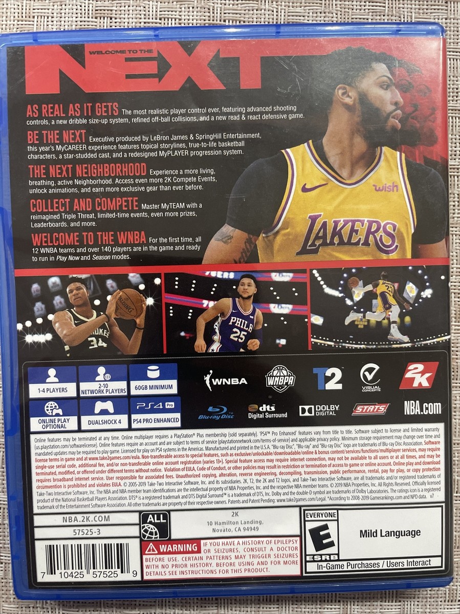 全巻セット ps4 NBA NBA 2K20 (PS4) Anthony Davis cover Brand new 710425575280| eBay