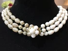 Vintage 1950s Necklace 3pc Set Costume Jewelry White/Silver & Earrings