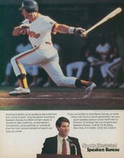 1984 Sports Illustrated Speakers Bureau Steve Garvey Padres Vintage Print Ad SI7