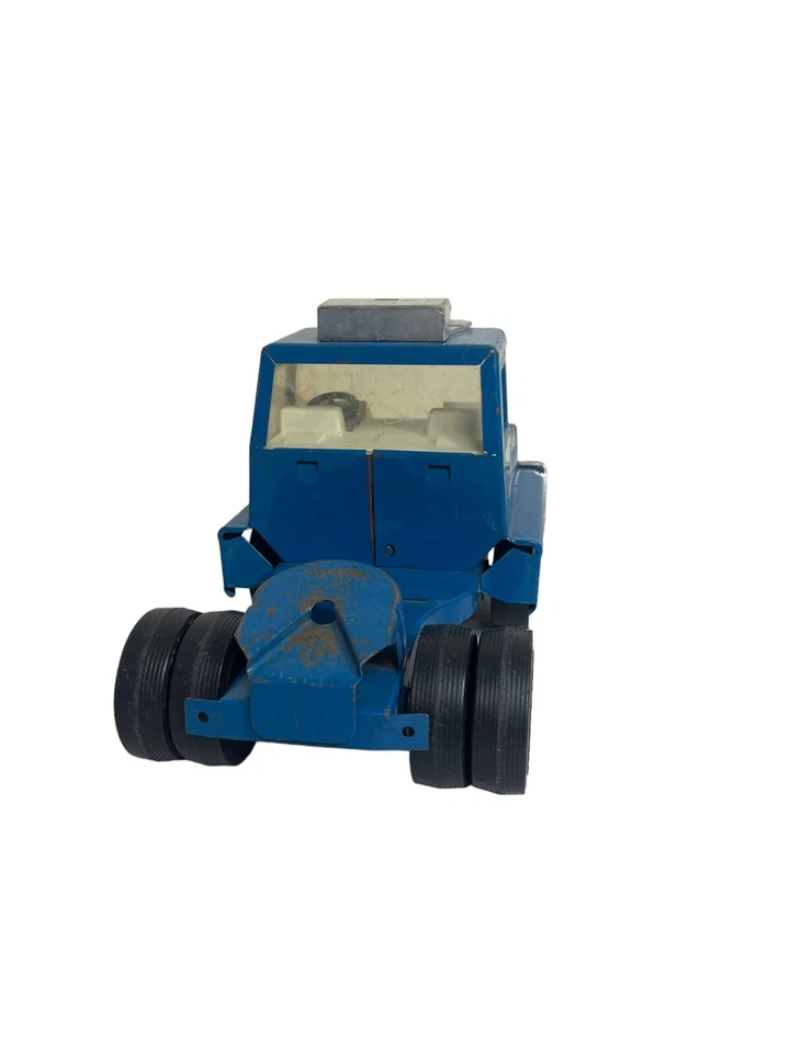 Structo Logging Truck Cab Blue Semi Turbine ERTL Cabover Canada - Image 4 of 4