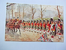TUCK'S MILITARY POSTCARD BY HARRY PAYNE - DIPPING COLOURS TO ROYALT Y-READ BELOW