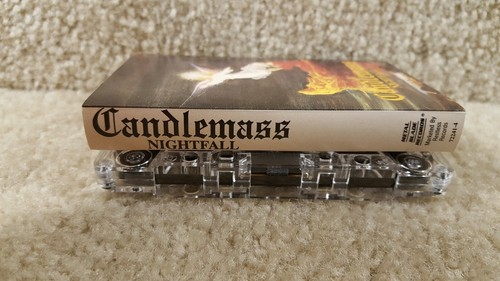 Vintage 1987 Cassette Tape Candlemass Nightfall Metal Blade Records - Picture 3 of 5