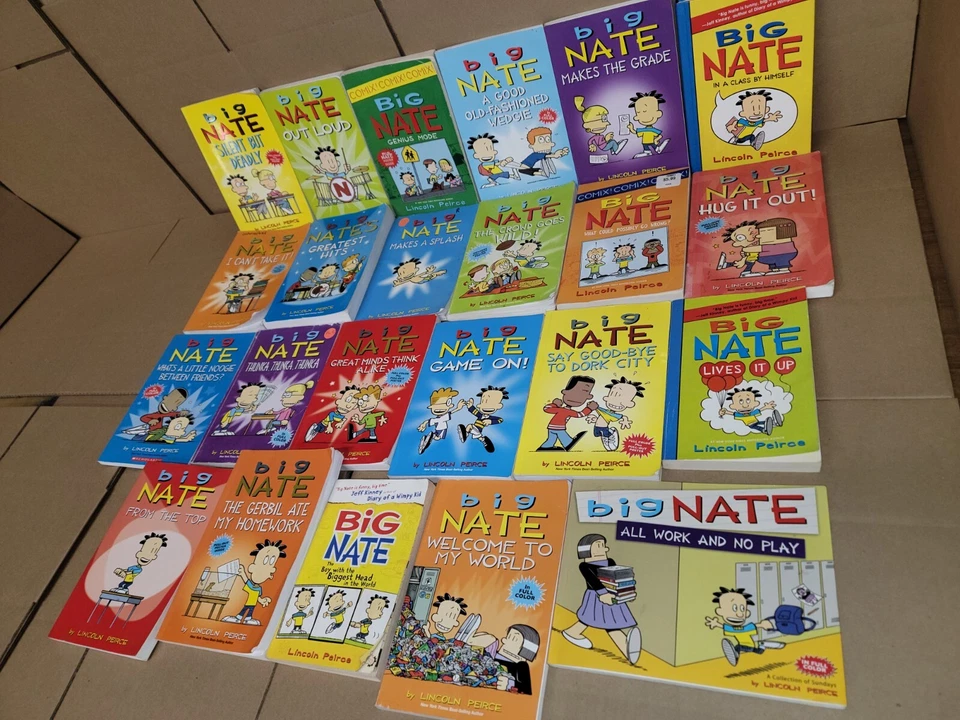 Lot of 5 Big Nate Paperback/Hardcover Books by Lincoln Pierce - Random Mix - Image 4 of 4