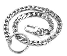 NEW Silver Link Biker Trucker Punk Wallet Chain 16 " Long Electroplated Polished