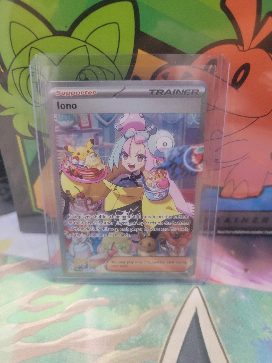 Pokémon Scarlet and Violet Paldea Evolved Iono Full Art SIR