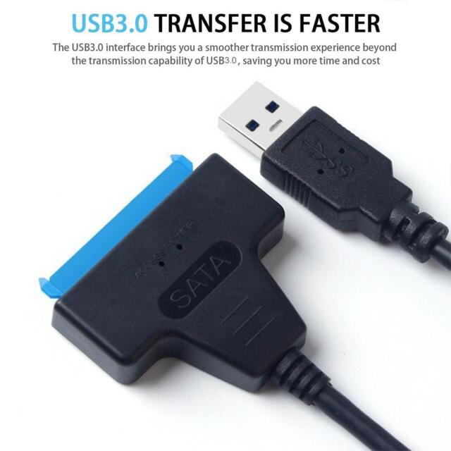 Hard Disk Cable USB 3.0 to SATA Adapter 22pin Connector Drive HDD SSD C3A7