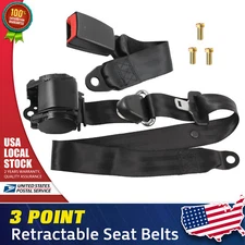 For 82-95 Jeep CJ YJ Wrangler Safety Belt Shoulder 3 Point Seat Belt Retractable