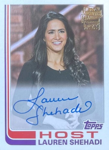 LAUREN SHEHADI 2021 Topps Archives #FFA-LS FAN FAVORITES AUTOGRAPHS MLB NETWORK