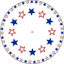 Slipmat Scratch Pad Felt for 12" Turntable LP DJ Record Player STAR FRAME USA