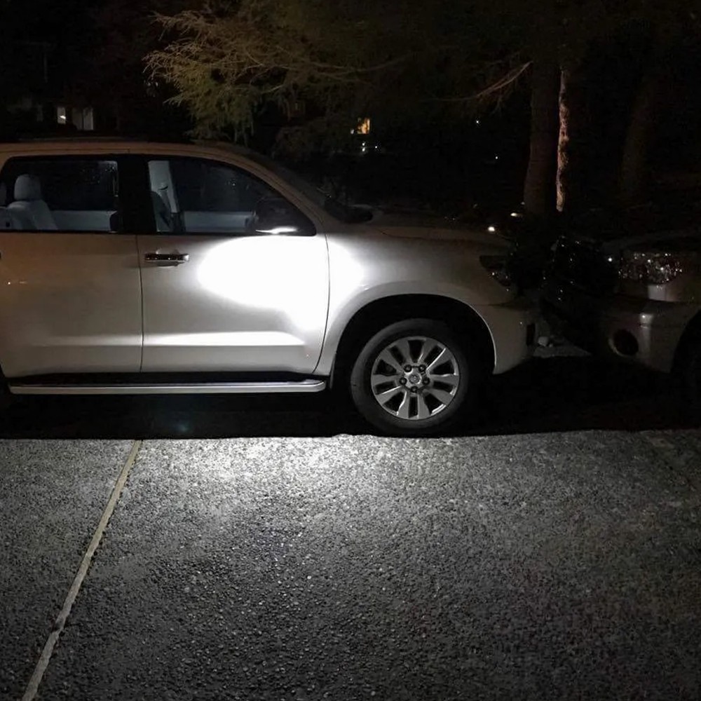 2x Side Mirror Puddle Lights For 03-06 Escalade Silverado Suburban Tahoe Sierra