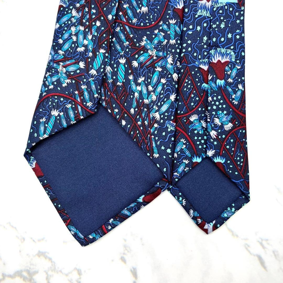 Hermes Constellation Pattern Necktie Fashionable … - image 6
