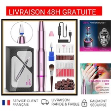 Ponceuse Ongles Professionnelle Xoali 25000 tr/min Kit Manucure Pédicure Gel