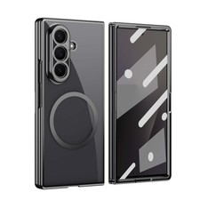 For Samsung Galaxy Z Fold7 6 5 4 Magnetic PC Clear Case Screen Mag Safe Cover